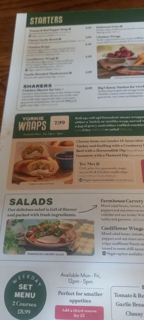 Menu_Birchwood Farm - Farmhouse Inns_Castleford_immagine_3