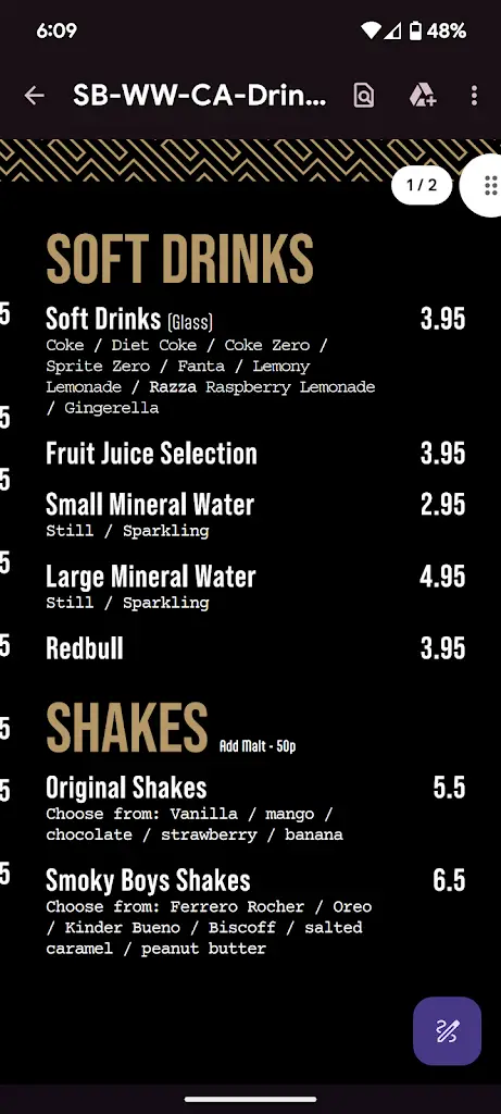 Menu_Smoky Boys Castleford_Castleford_image_4