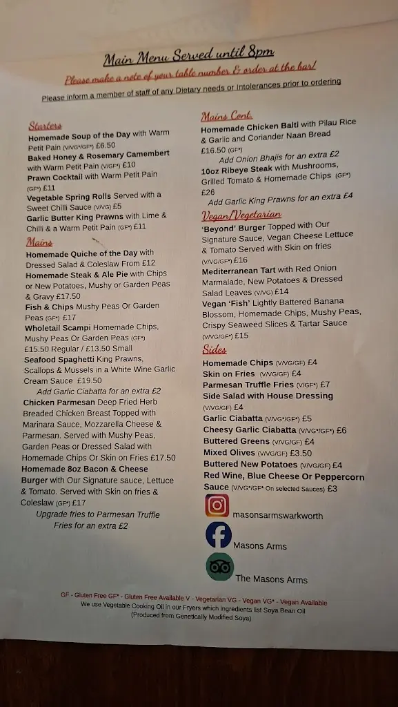 Menu_Masons Arms Warkworth_Amble_image_2