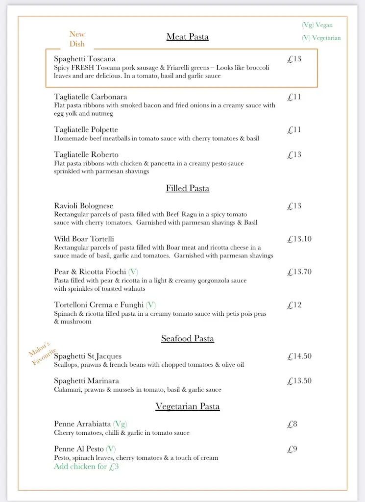 Menu_The Ginger Italian_Carshalton_image_4