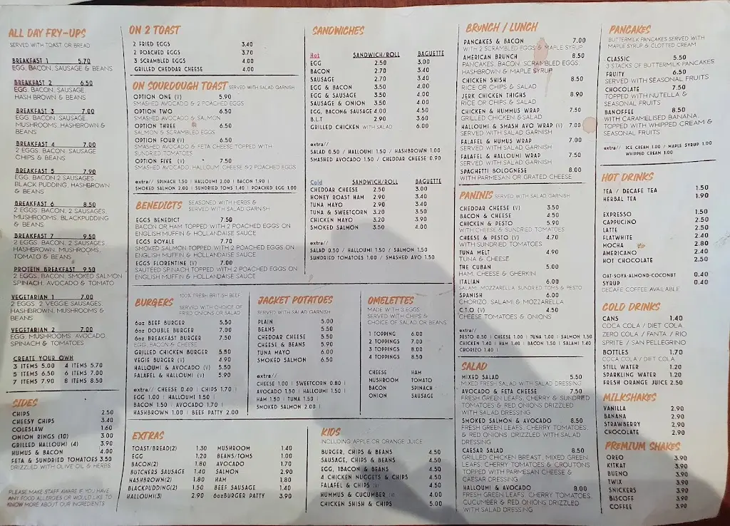 Menu_Millers Kitchen_Carshalton_image_4