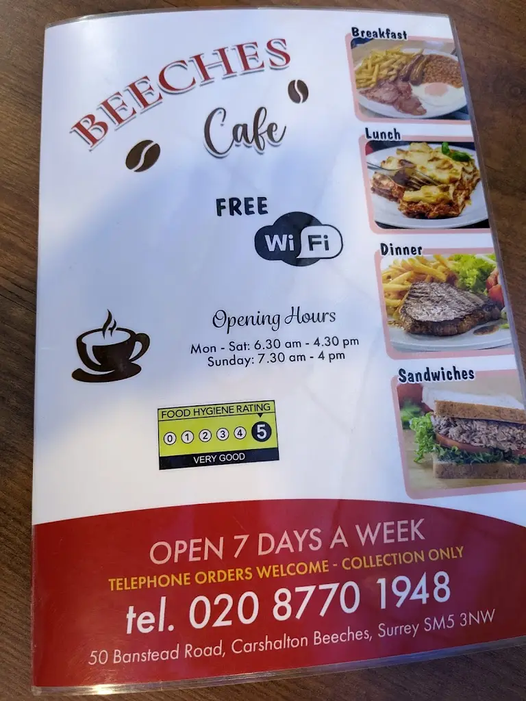 Menu_Beeches Cafe_Carshalton_image_1