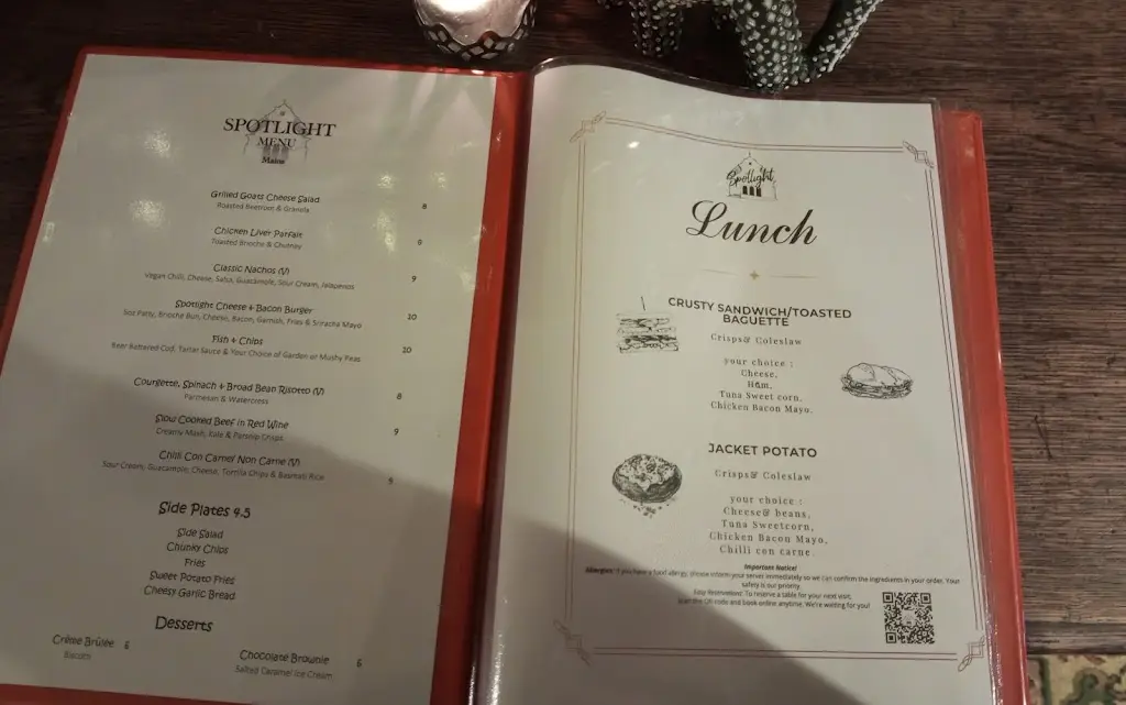 Menu_Spotlight Bar & Restaurant_Carshalton_image_3