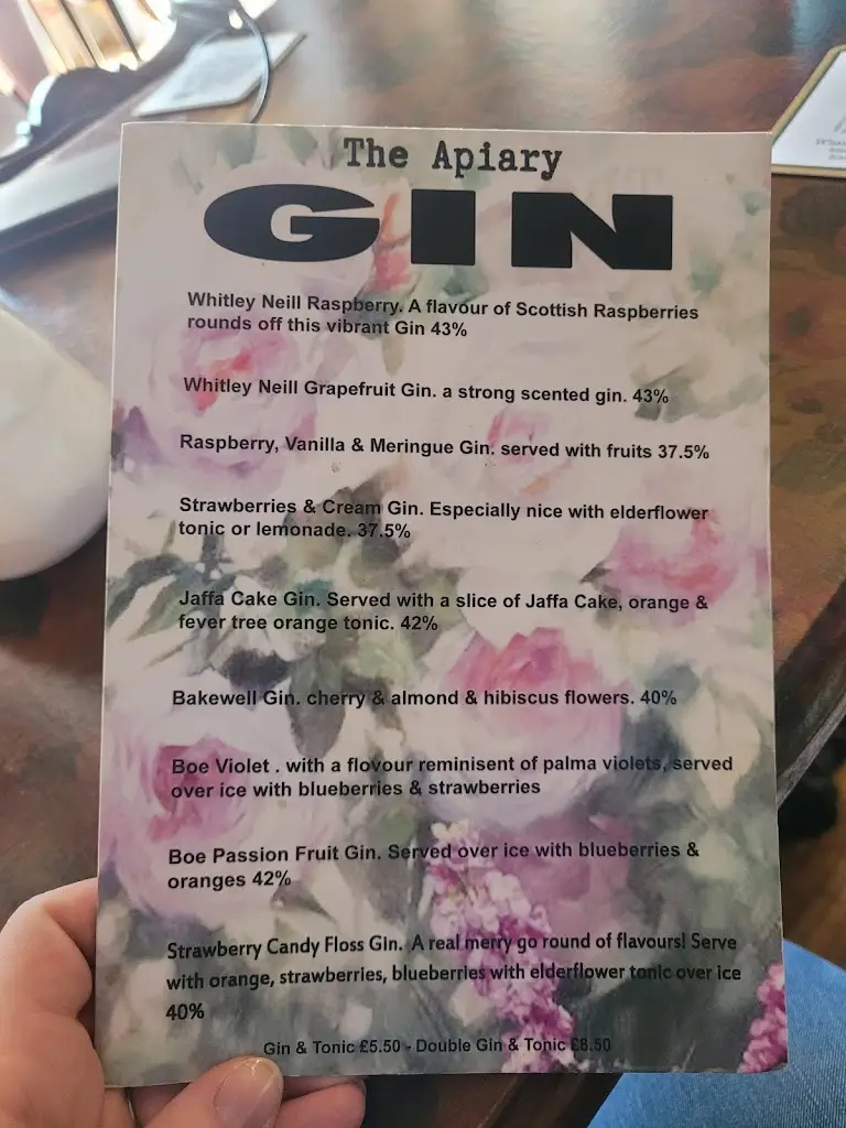 Menu_The Apiary at Castle Donington_Castle Donington_image_2