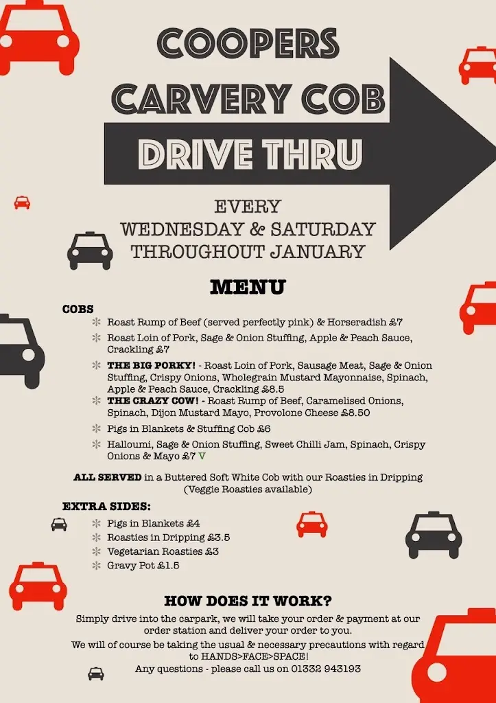 Menu_The Coopers Arms_Castle Donington_image_3