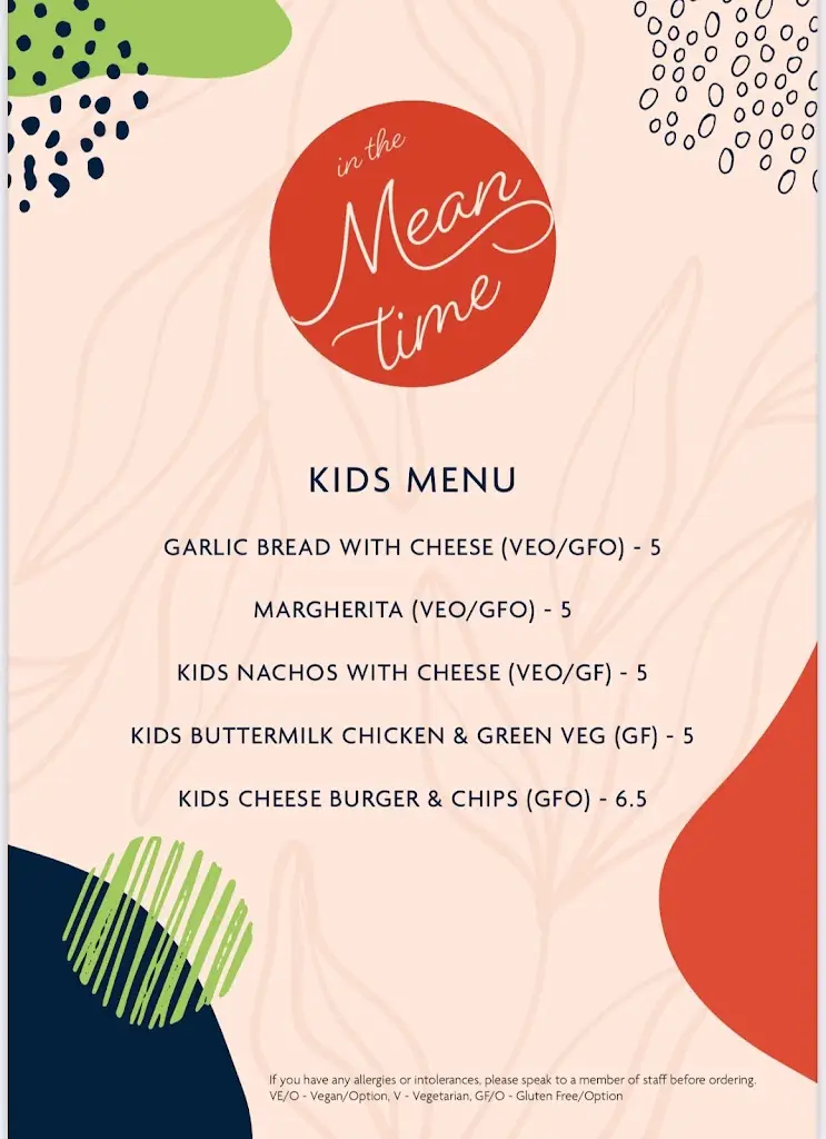 Menu_In The Meantime_Carlisle_image_3