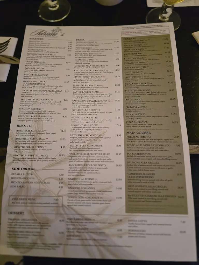 Menu_Adriano's Restaurant_Carlisle_image_3