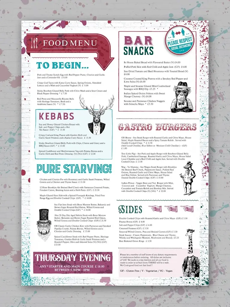 Menu_The Old Bank_Carlisle_image_2