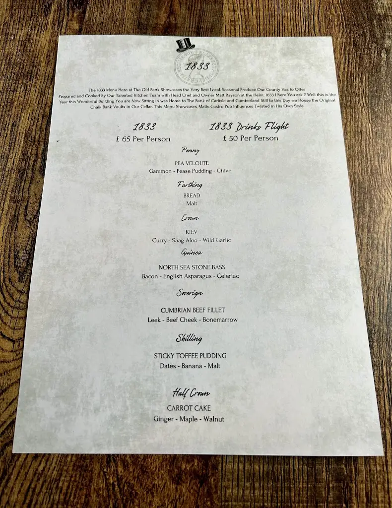 Menu_The Old Bank_Carlisle_image_3