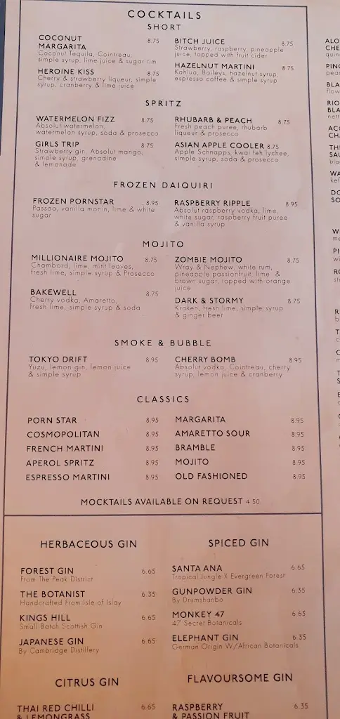 Menu_The Last Zebra_Carlisle_image_4