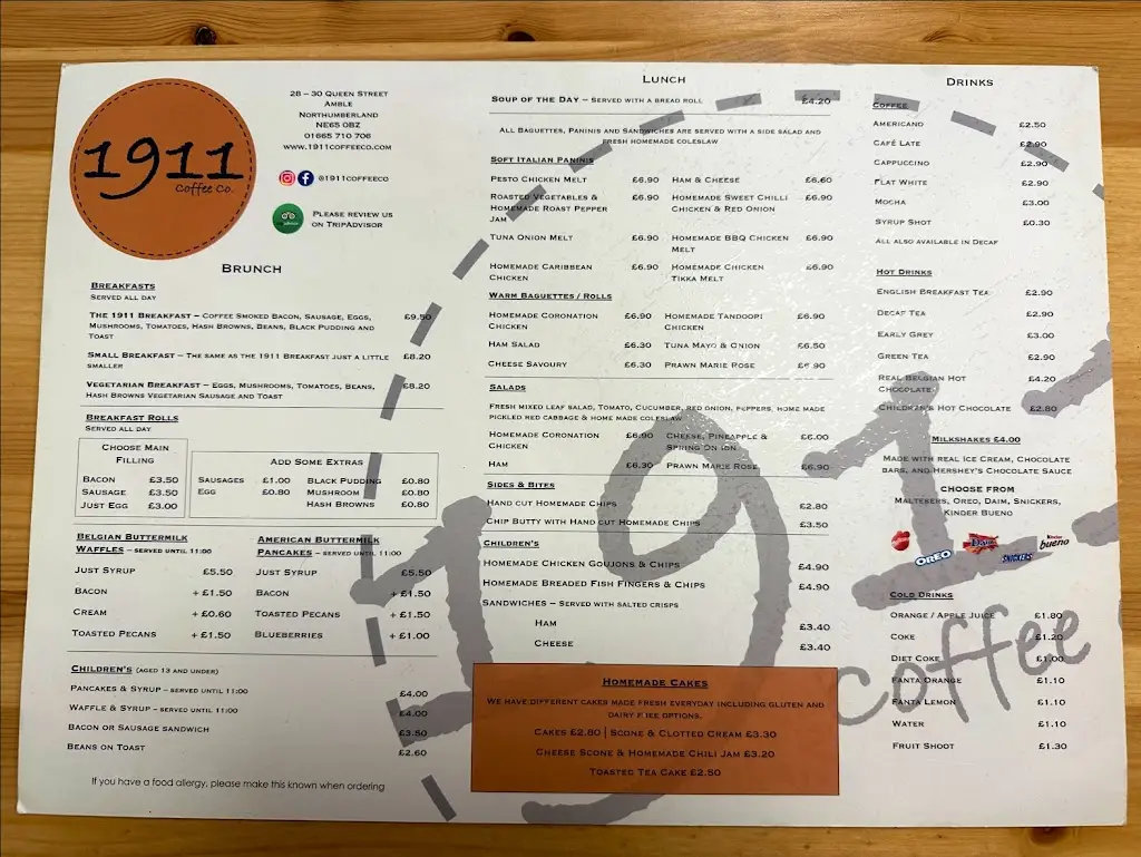 Menu_1911 Coffee Co._Amble_image_1