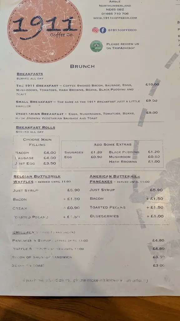 Menu_1911 Coffee Co._Amble_image_4