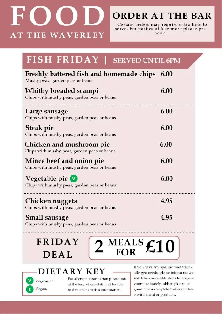 Menu_The Waverley_Catcliffe_image_2