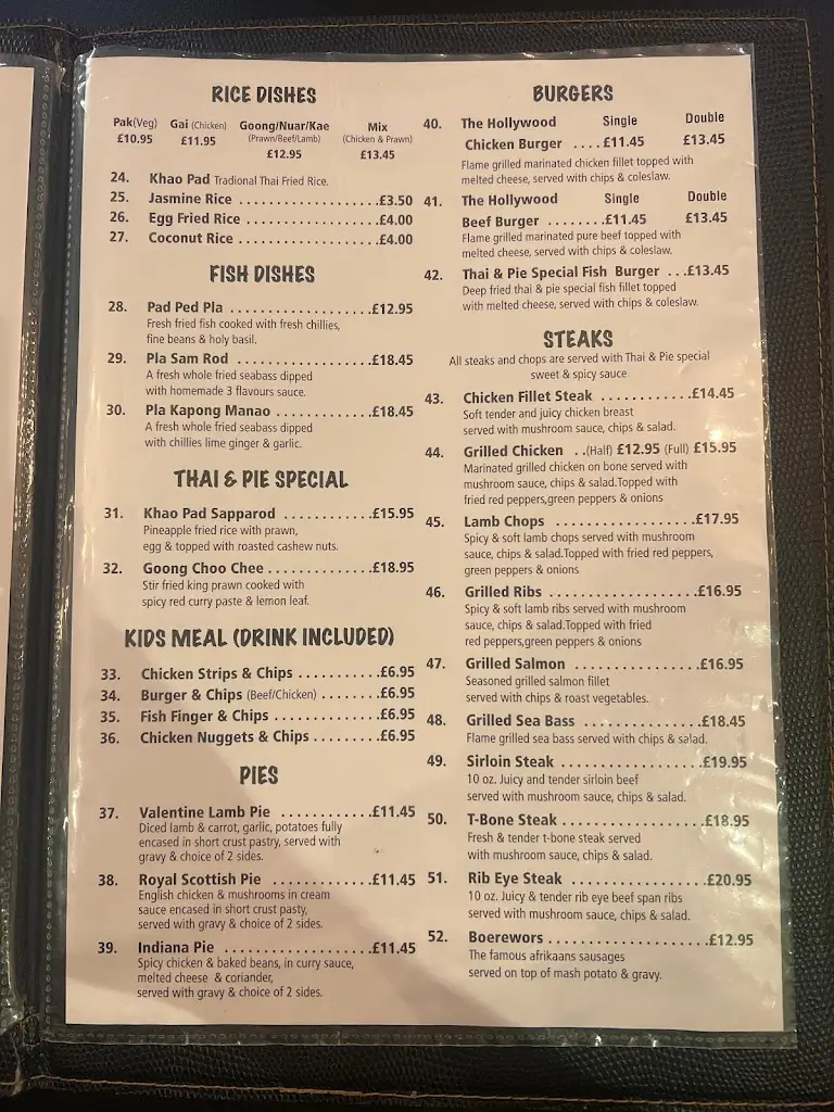 Menu_Thai & Pie_Chadwell Heath_image_1