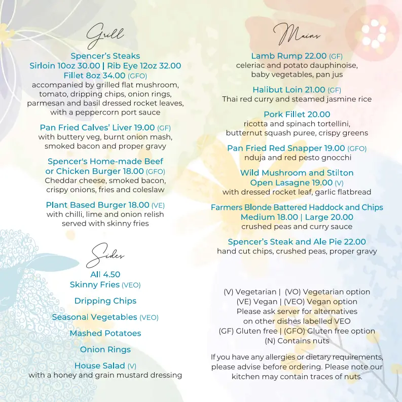 Menu_Spencer Arms_Cawthorne_image_1