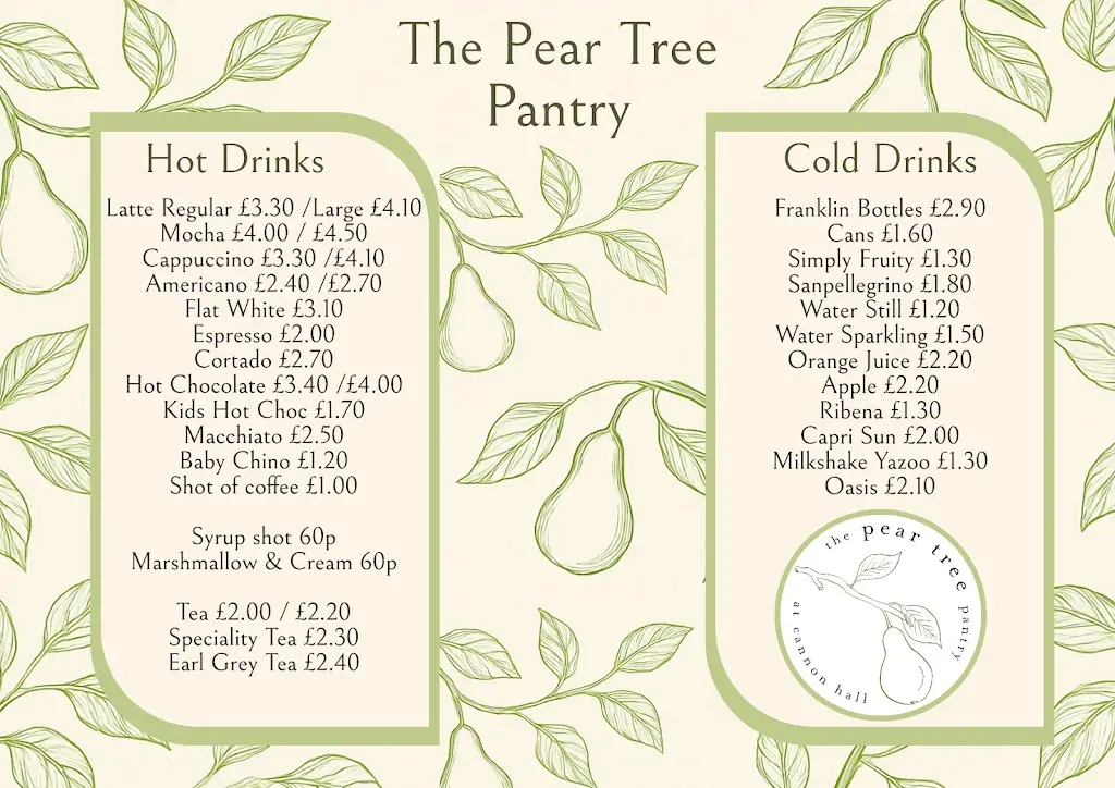 Menu_The Pear Tree Pantry at Cannonhall Barnsley_Cawthorne_immagine_2