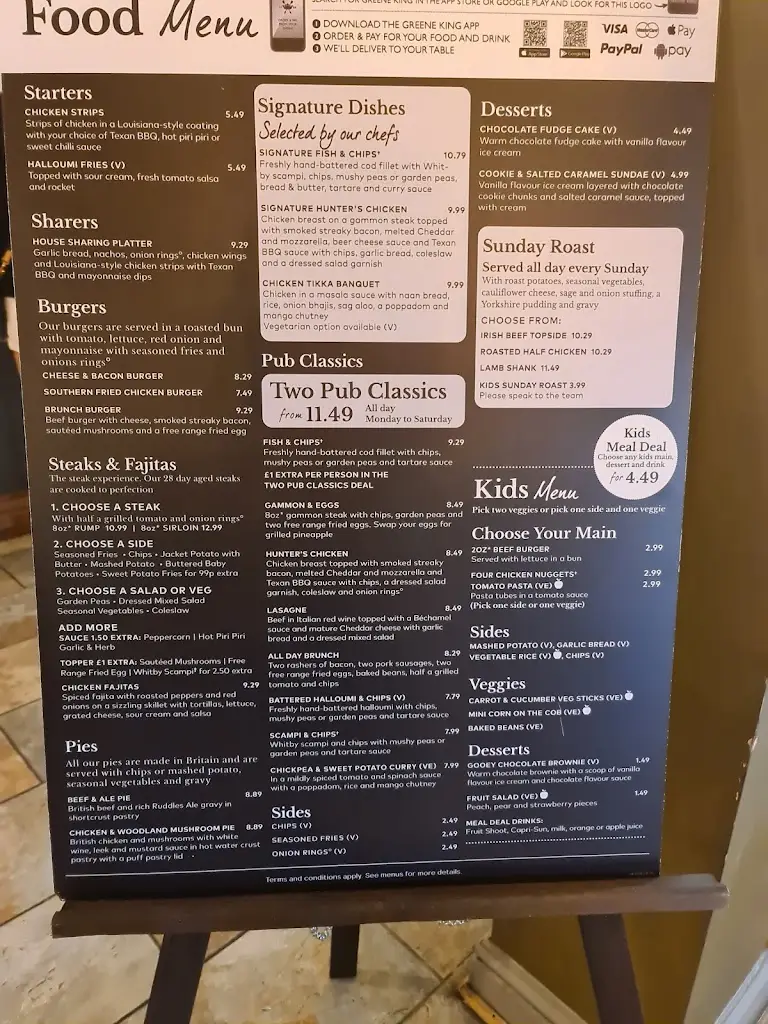 Menu_Sandmartin_Chafford Hundred_image_1