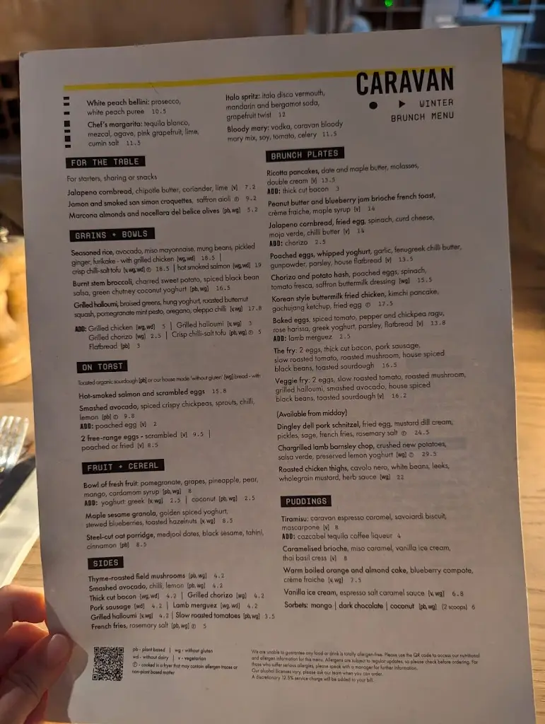 Menu_Caravan Canary Wharf Restaurant_Canary Wharf_immagine_4