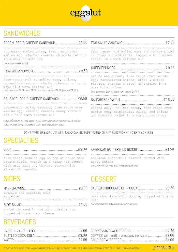Menu_Eggslut Canary Wharf_Canary Wharf_image_1