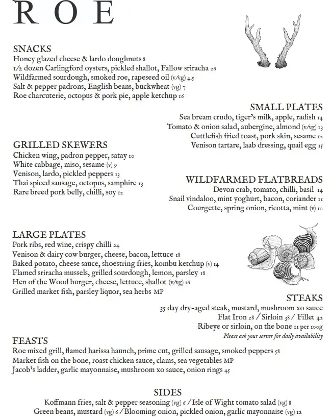 Menu_Roe - Canary Wharf_Canary Wharf_image_1