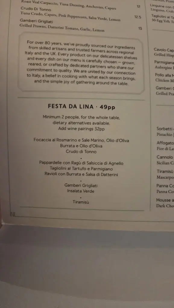 Menu_Lina Stores Canary Wharf – Italian Restaurant, Deli & Bar_Canary Wharf_image_4