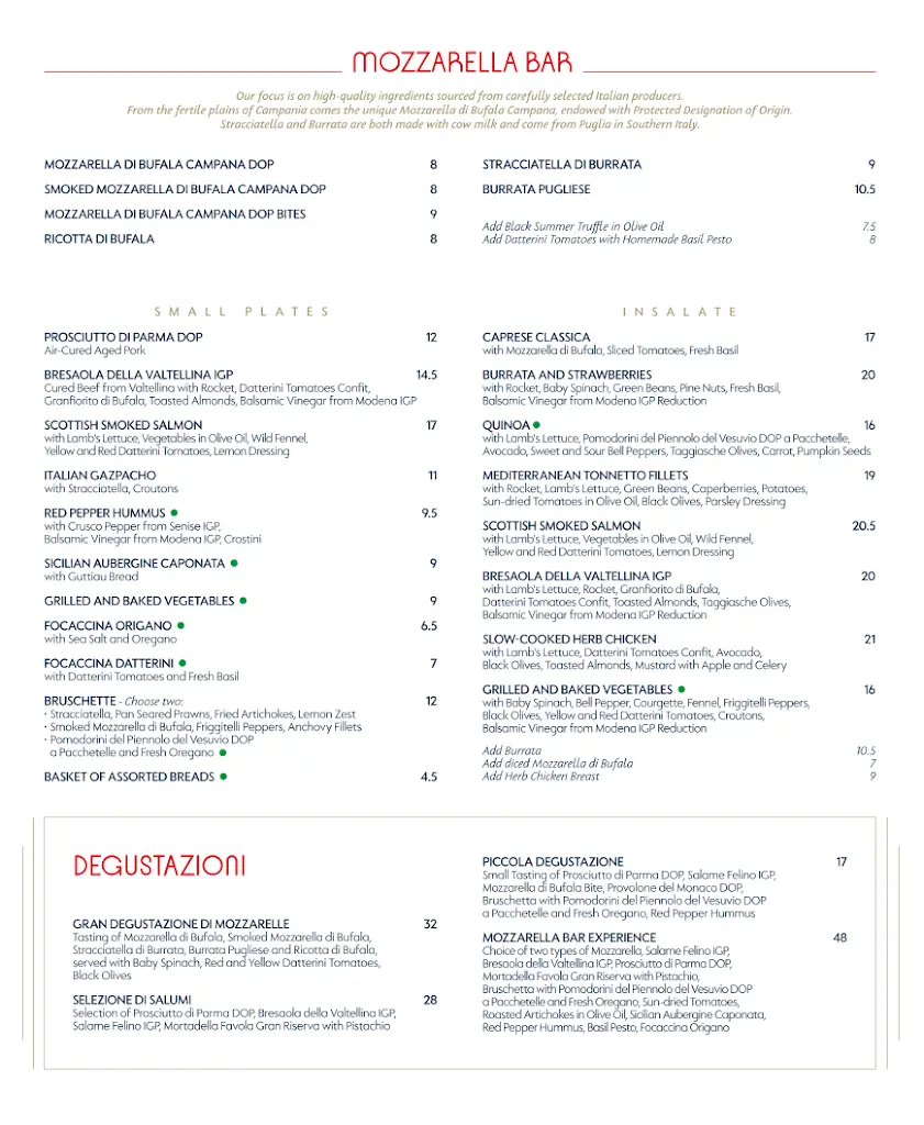 Menu_Obicà Mozzarella Bar_Canary Wharf_image_1