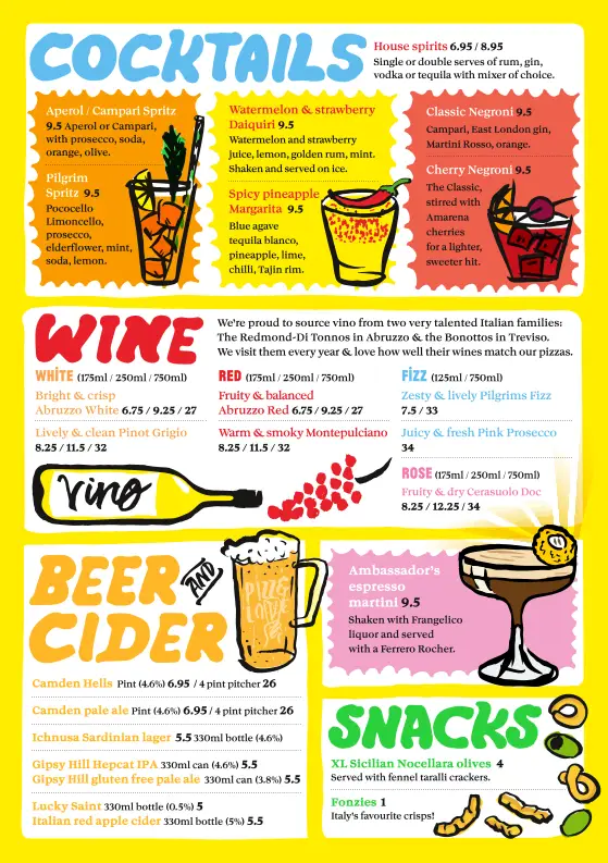 Menu_Pizza Pilgrims Canary Wharf_Canary Wharf_image_2