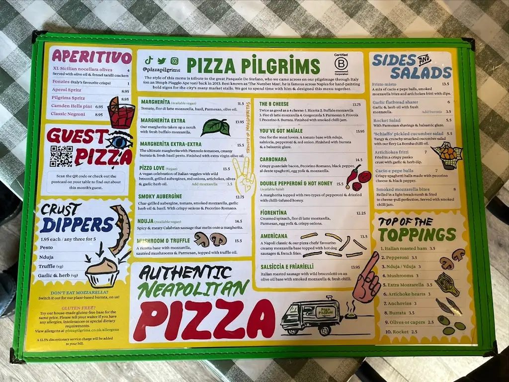 Menu_Pizza Pilgrims Canary Wharf_Canary Wharf_image_4