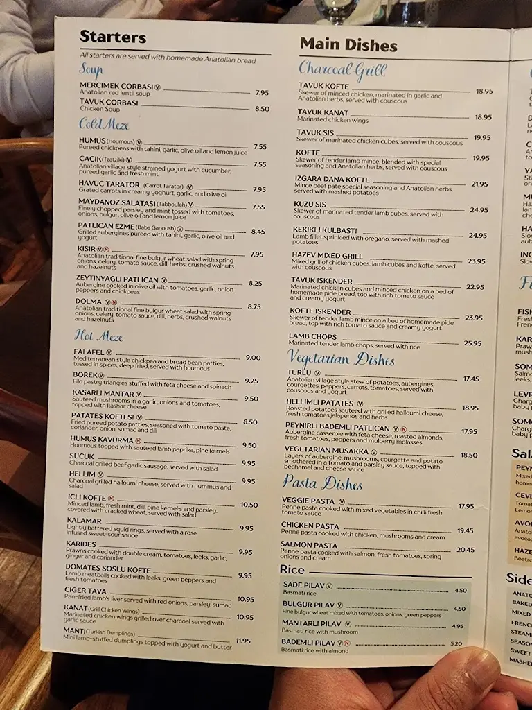 Menu_Hazev_Canary Wharf_immagine_2