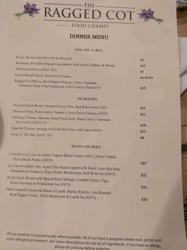 Menu_The Ragged Cot 2025_Chalford_image_3