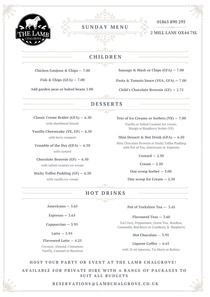 Menu_The Lamb Chalgrove_Chalgrove_image_1