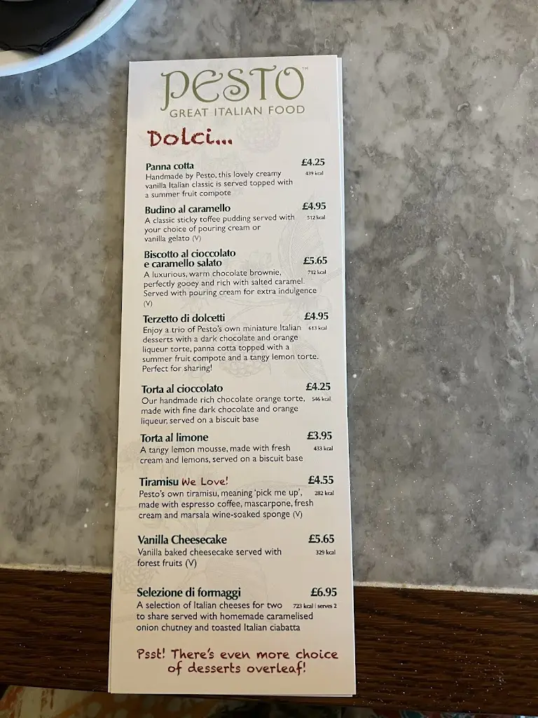 Menu_Pesto at the Dicconson Arms_Appley Bridge_image_4