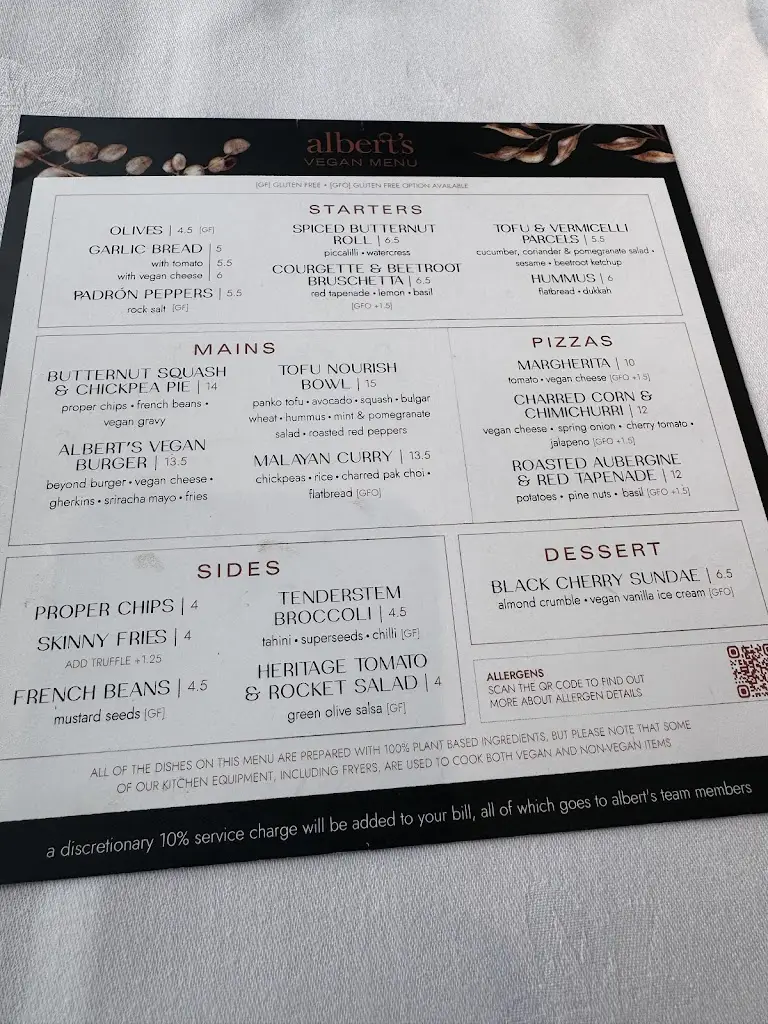 Menu_Albert's Standish_Appley Bridge_immagine_2