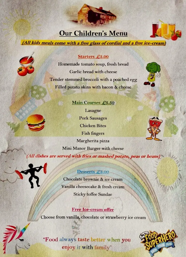 Menu_The Manor House Inn_Castleside_image_1