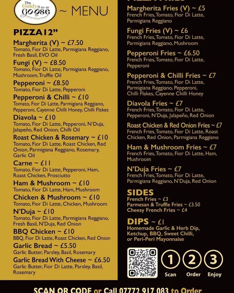 Menu_The Giddy Goose Restaurant & Wine Bar_Castleside_image_2