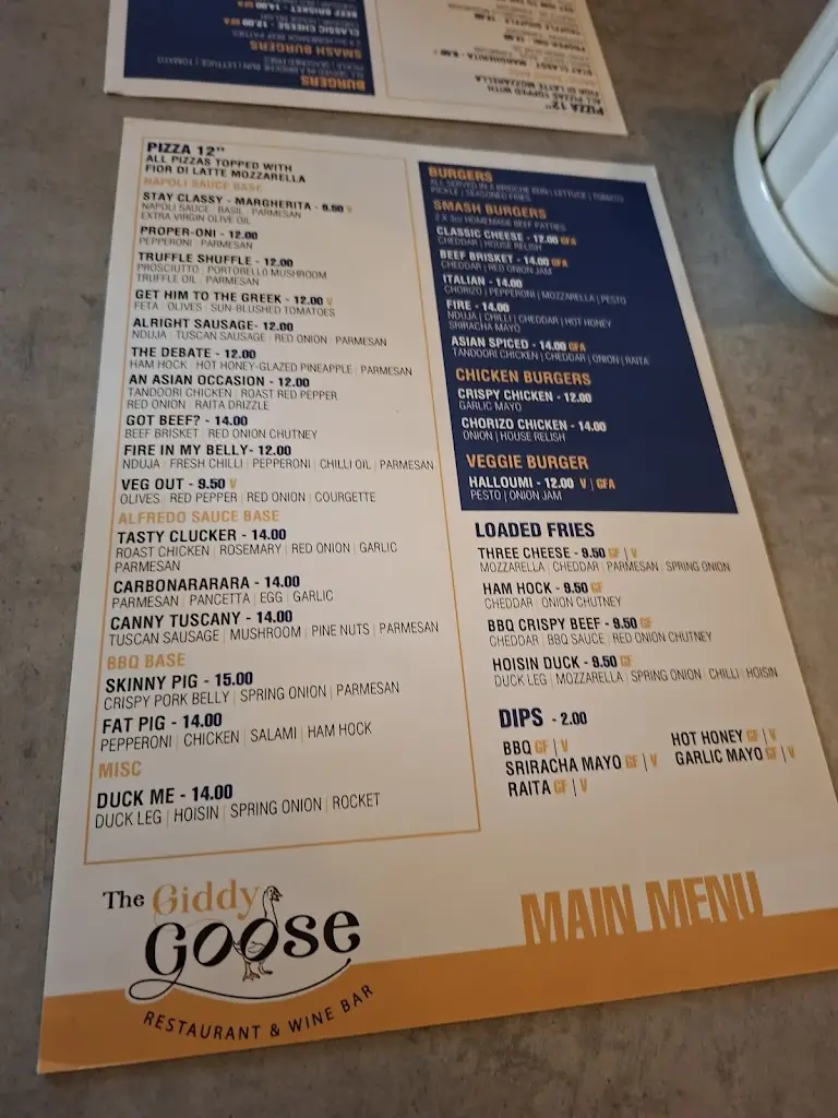 Menu_The Giddy Goose Restaurant & Wine Bar_Castleside_image_3