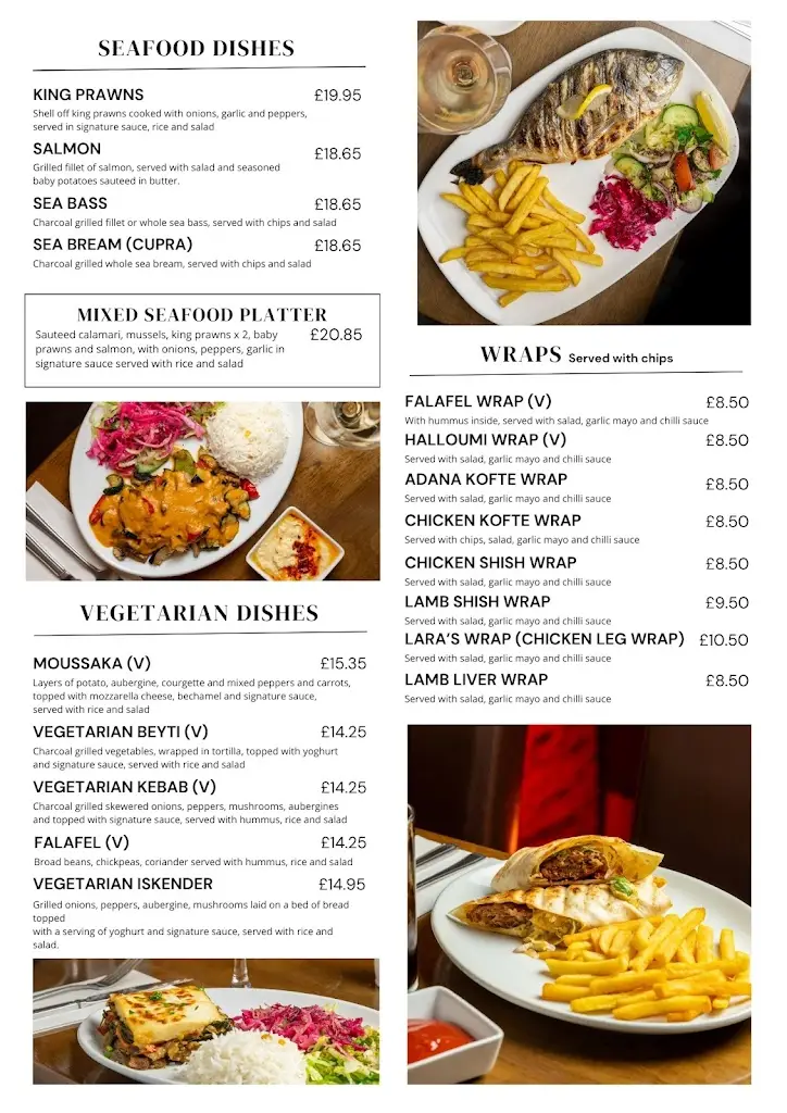 Menu_Lara Restaurant_Anstey_immagine_2