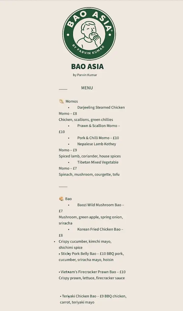 Menu_Bao Asia by Parvin kumar_Castleside_image_2