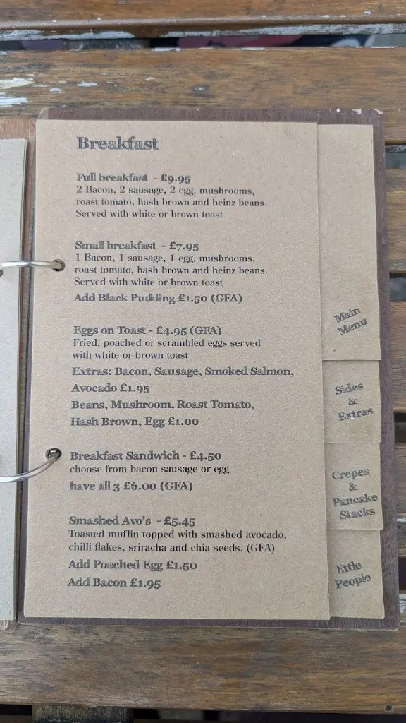 Menu_Maddison's_Castleside_image_1