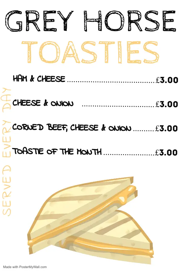 Menu_The Grey Horse_Castleside_image_1