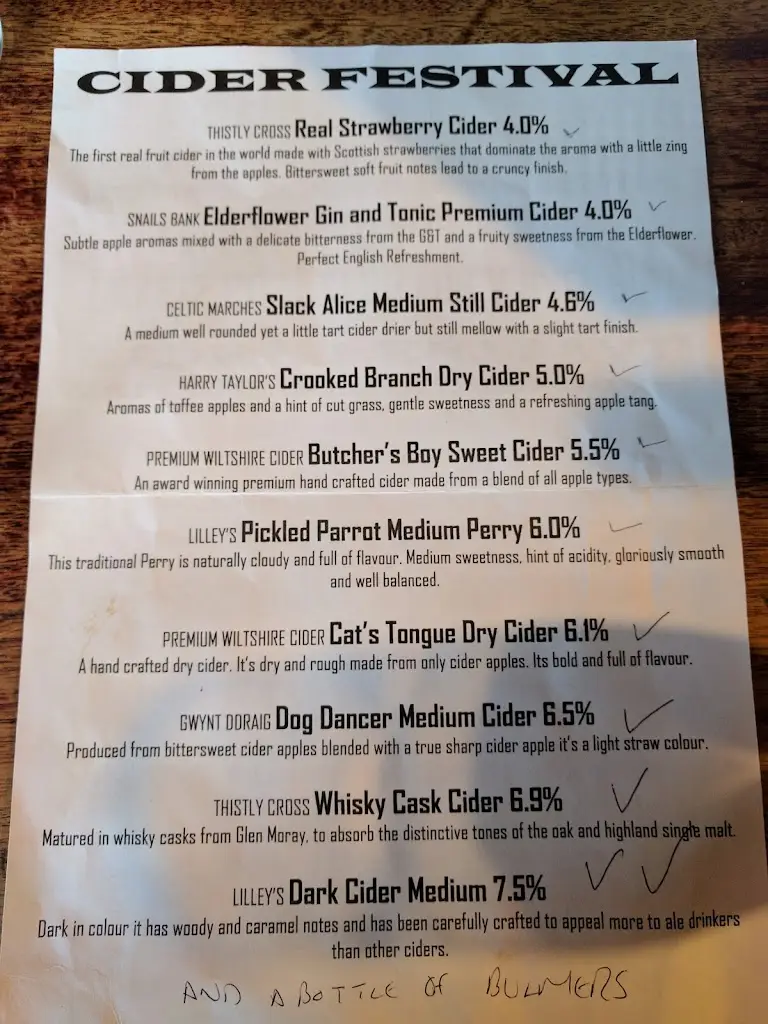 Menu_The Grey Horse_Castleside_image_4