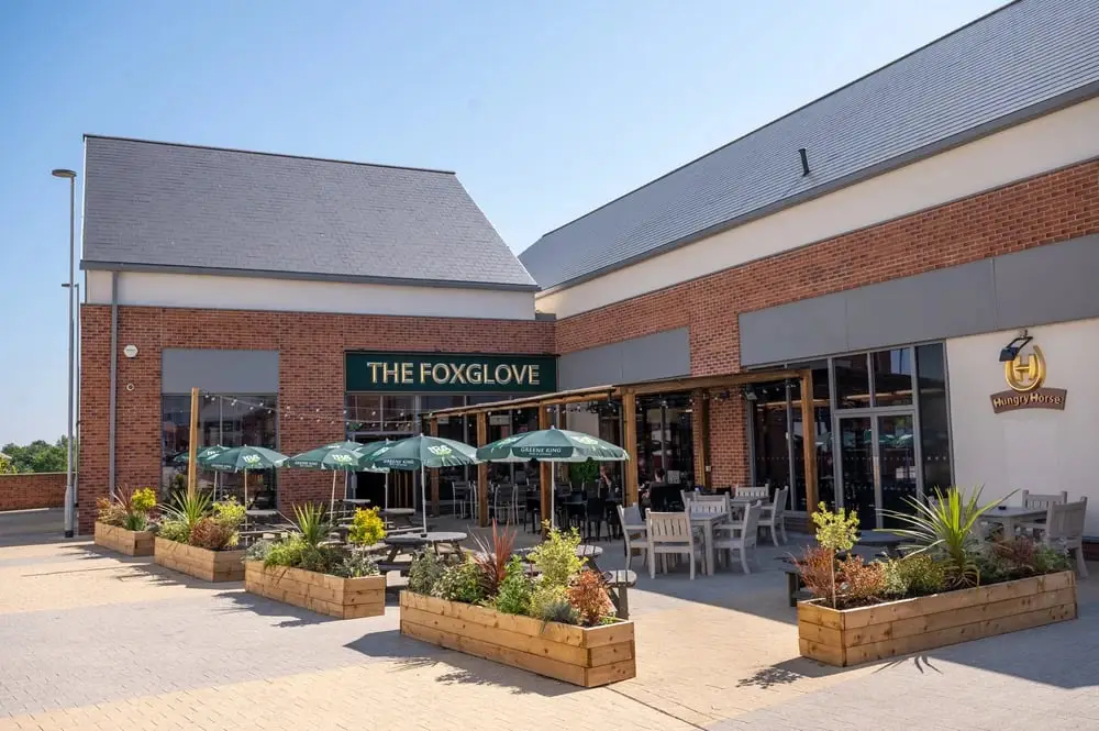 The Foxglove restaurant in Catterick Garrison
