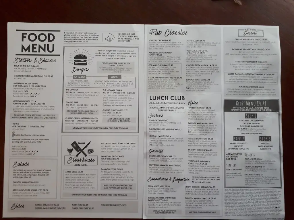 Menu_Bay Horse_Catterick Garrison_image_1