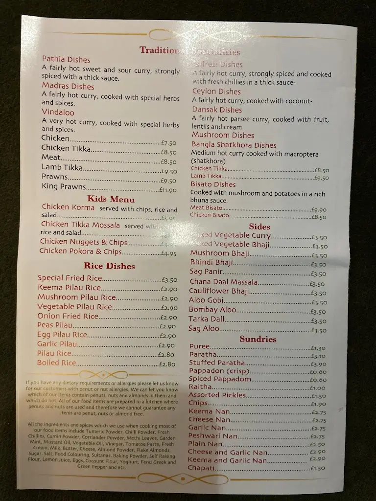Menu_Asha Tandoori_Catterick Garrison_image_4