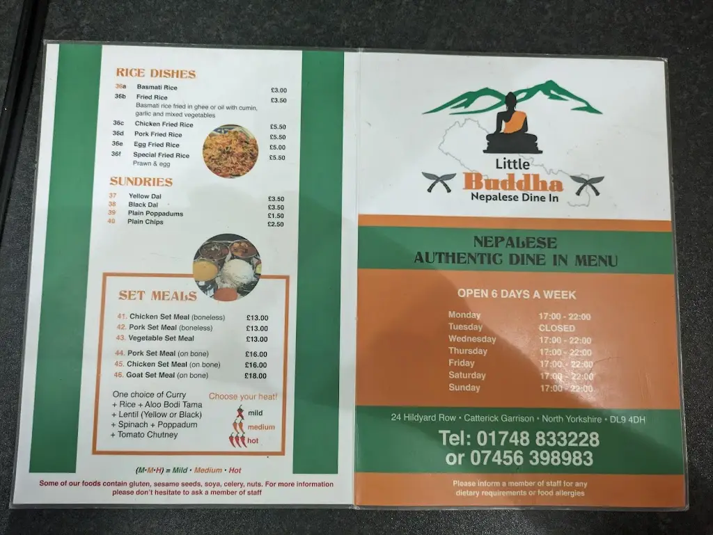 Menu_Little Buddha Nepalese Takeaway And Dine In_Catterick Garrison_image_4
