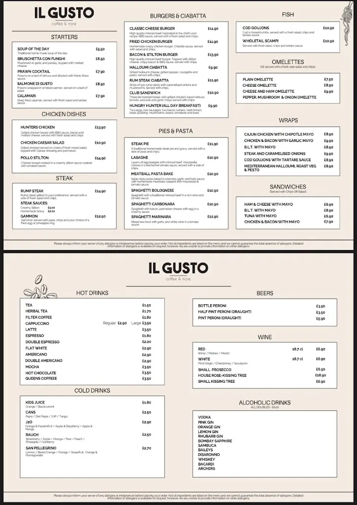 Menu_Il Gusto_Chapel Saint Leonards_image_1