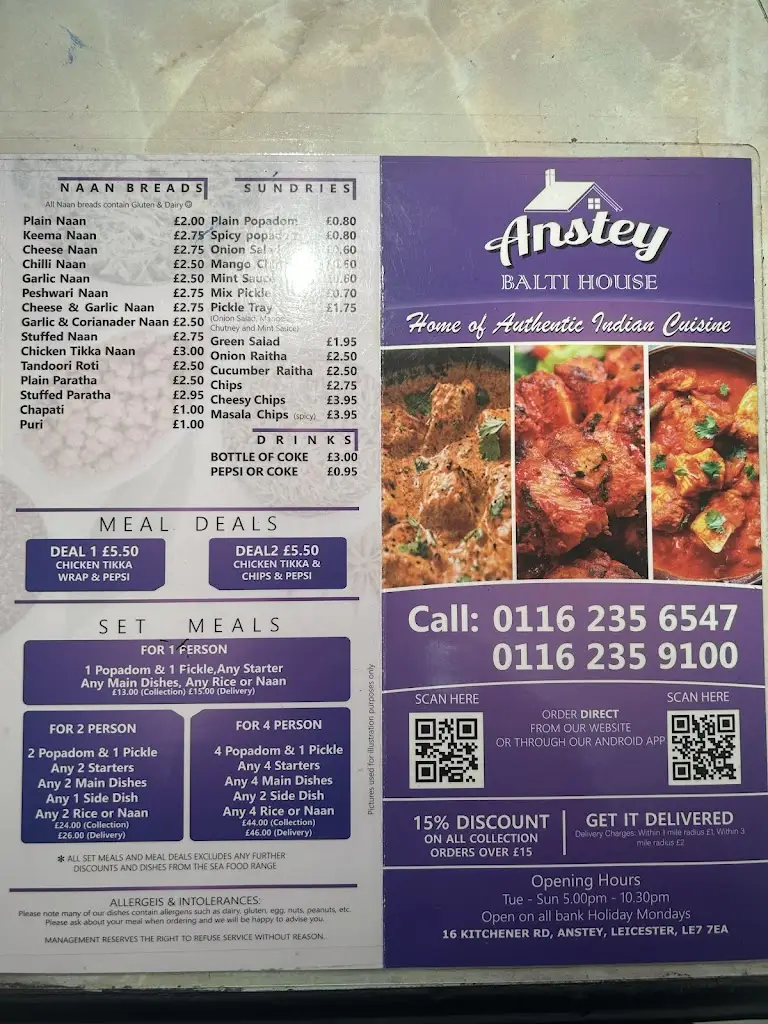 Menu_Anstey Balti House_Anstey_image_2