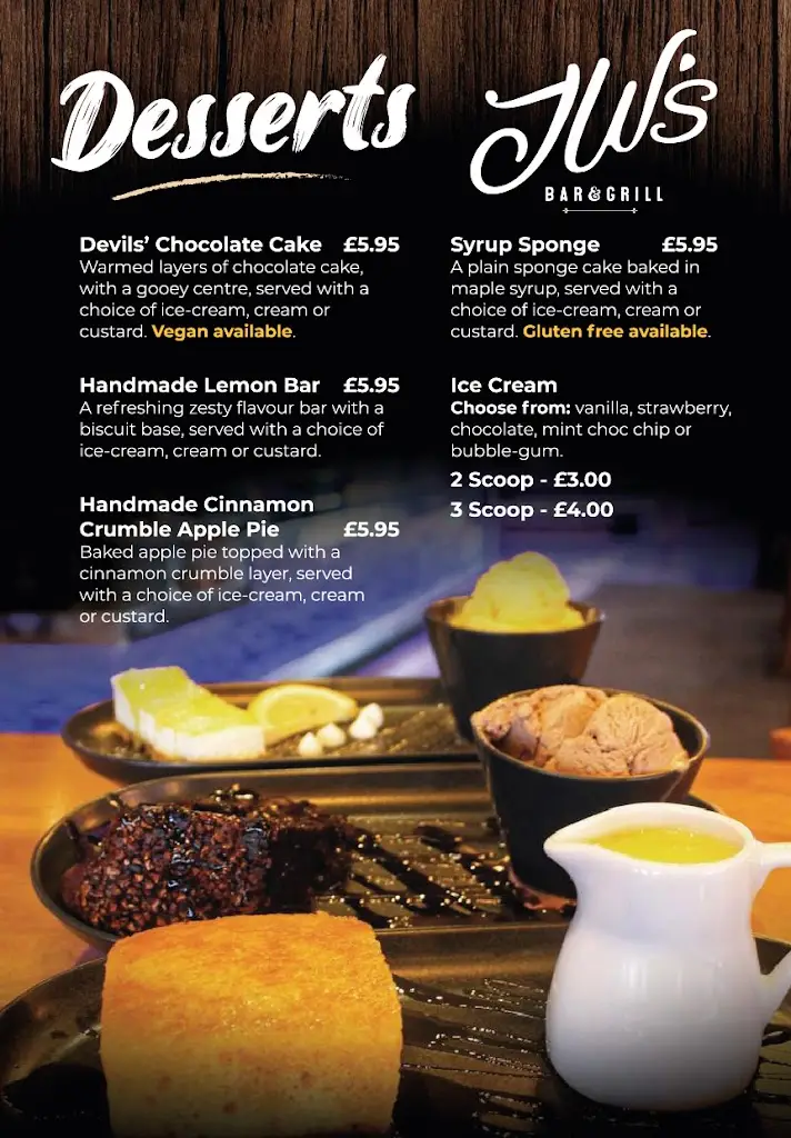 Menu_JW's Bar & Grill_Chapel Saint Leonards_image_3