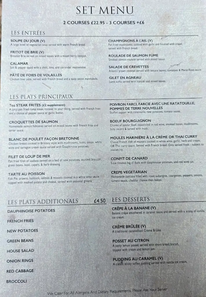 Menu_Rustique Restaurant_Catterick_image_1