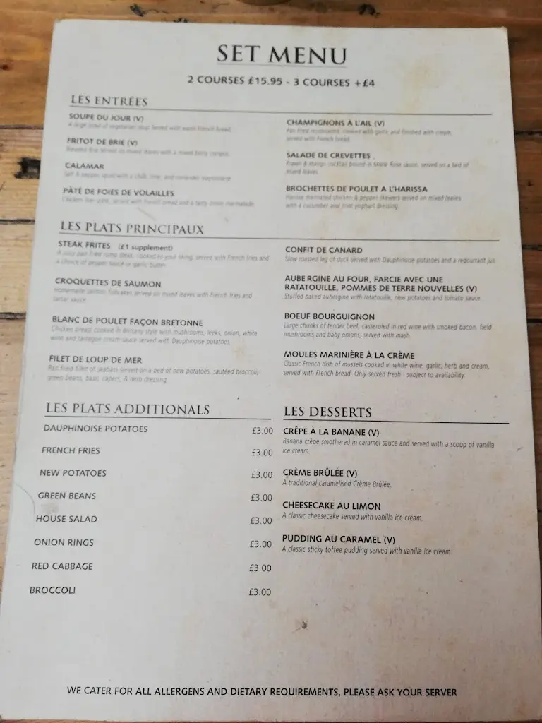 Menu_Rustique Restaurant_Catterick_image_2